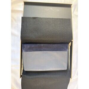 Shinola  Detroit Fold Over Clutch Blue Soft Leather and Suede New with Box